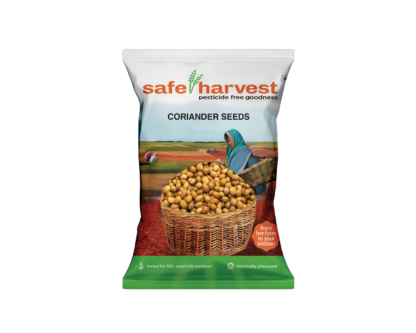 safe harvest coriander seeds