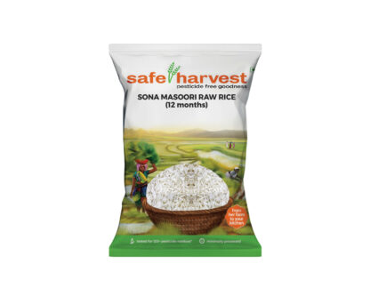 Safe Harvest | Pesticide free | Sona masuri raw rice