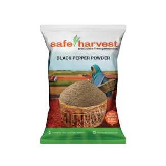 safe harvest black pepper powder